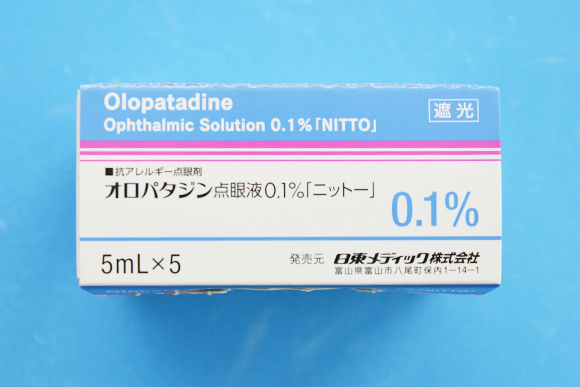 オロパタジン点眼液0.1％（パタノール点眼液後発品）